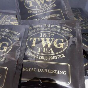 TWG Tea ~ ROYAL DARJEELING ~ Black ~ 25 Cotton Tea Bags ~ Bulk ~ Singapore